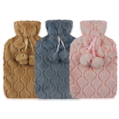 Fluffy varmtvandsflaskedæksel