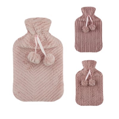 Varmtvandsflaske plysdæksel